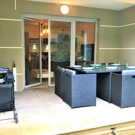 Centre Juan Les Pins 1 Bedroom With Ac, Swimming Pool And Parking Exterior foto